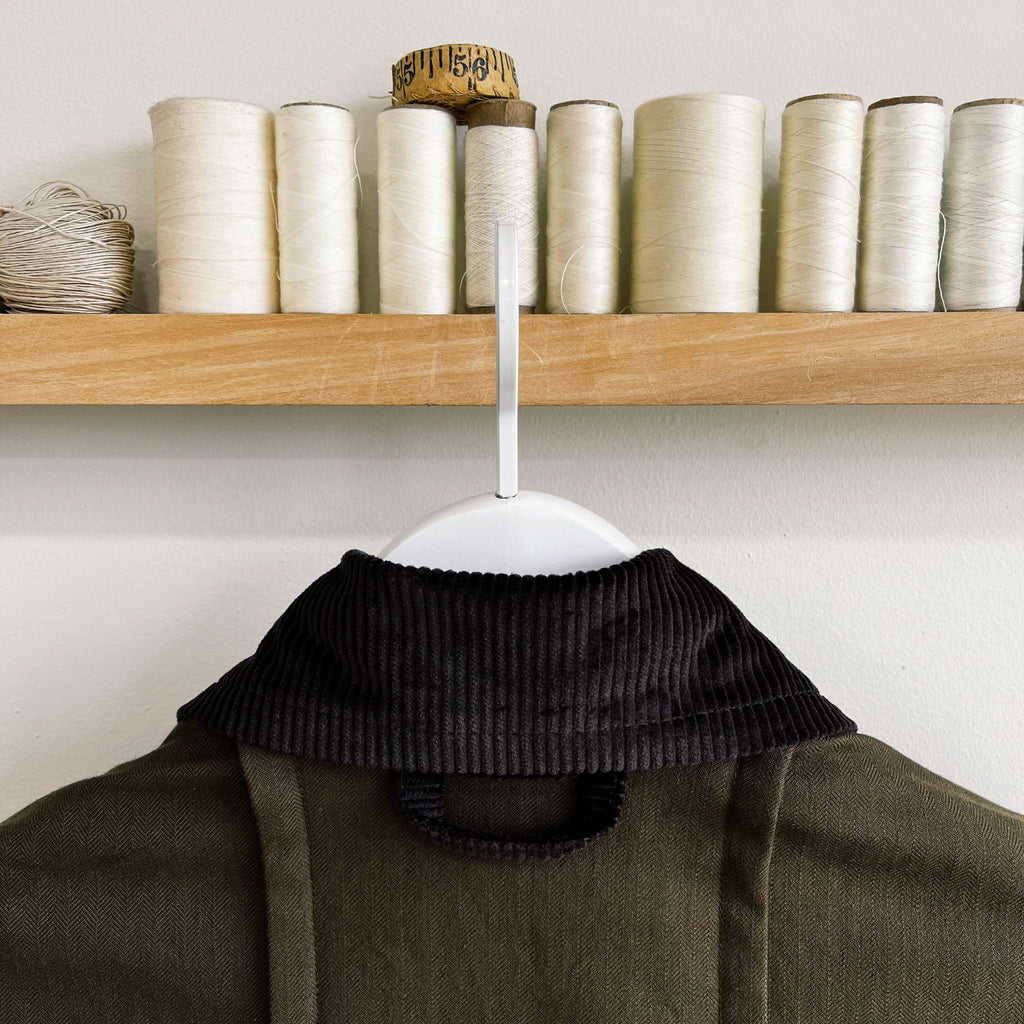 Olive Drab Cotton Herringbone Twill Field Jacket