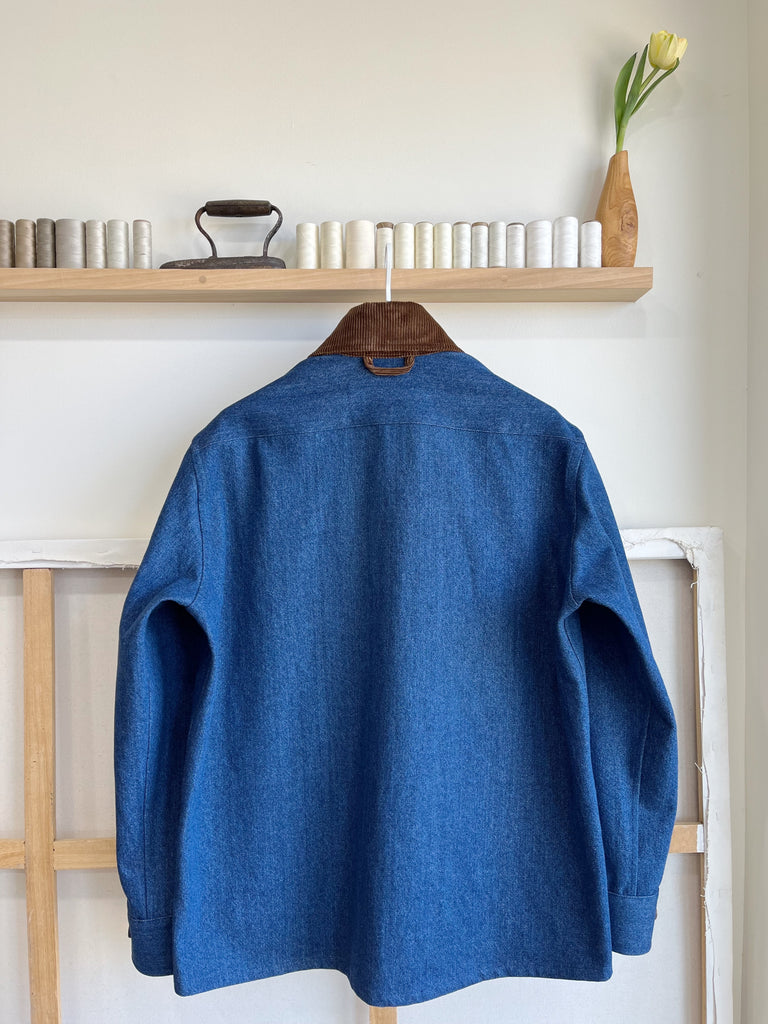 Medium Wash Denim Chore Coat