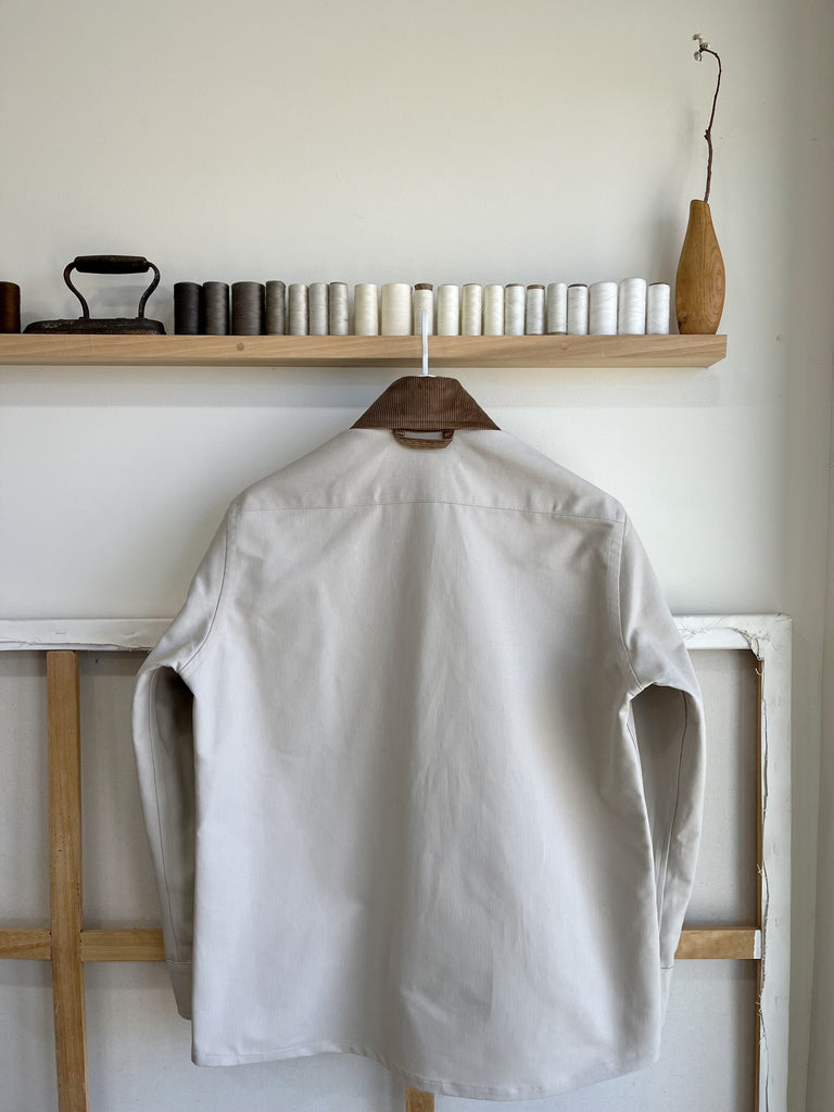 Stone Whipcord Chore Coat