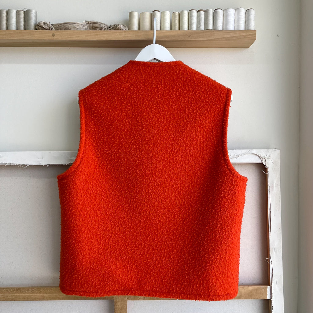 Blaze orange wool vest sale