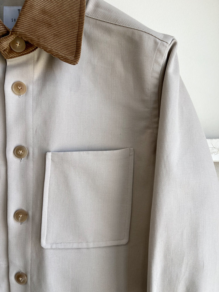 Stone Whipcord Chore Coat