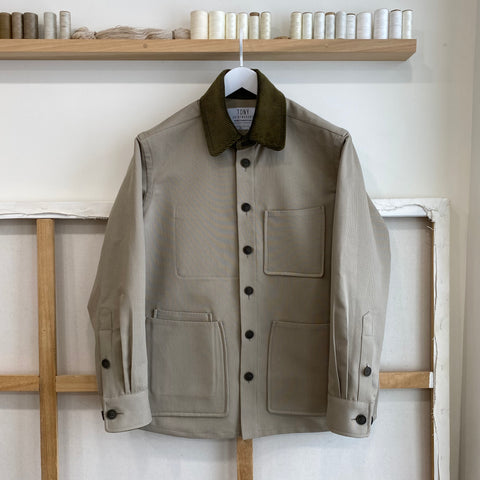 Moss Deadstock Whipcord Chore Coat